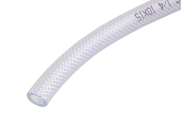 Connect 30888 Clear Pvc Braided Tubing 16mm Id 30m