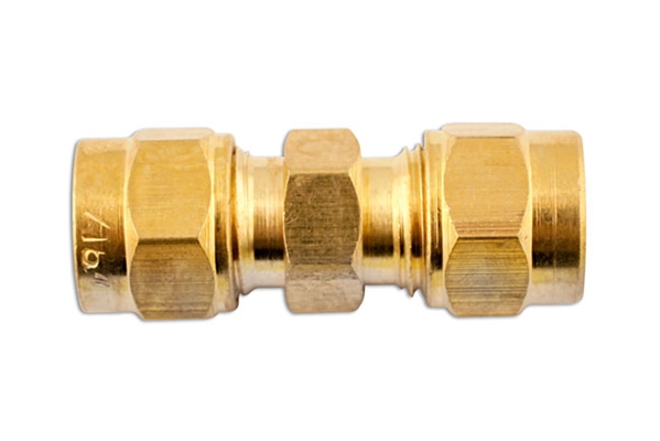 Connect 31178 Brass Straight Coupling 3/16in 10pk