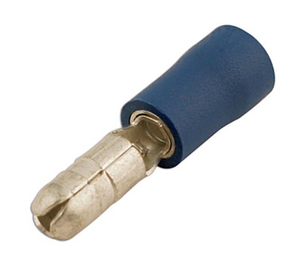 Connect 35176 Blue Male Bullet 4.0mm Pk100