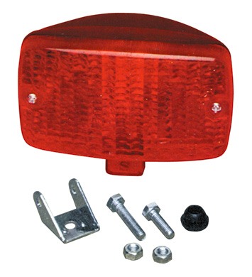 PEARL CONSUMABLES PFL01 All Plastic Rear Fog Lamp with Bracket 