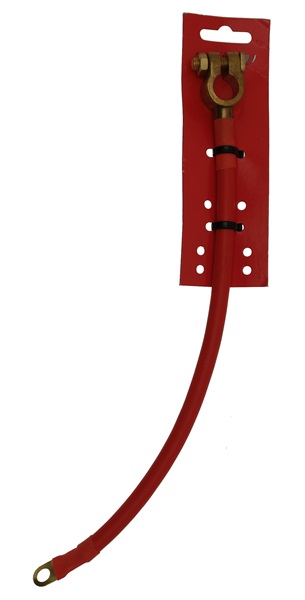 Pearl PES23C Battery Lead 12in Red Insulated Uni