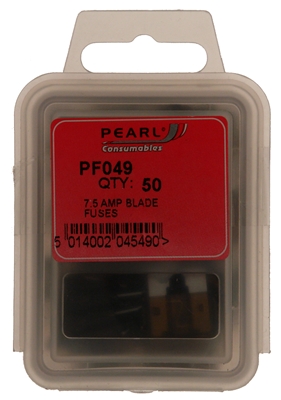 Pearl PF049 Blade Fuse 7.5 Amp X 50