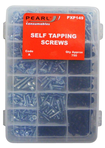 Pearl PXP149 Assorted Self Tapping Screws 750pk