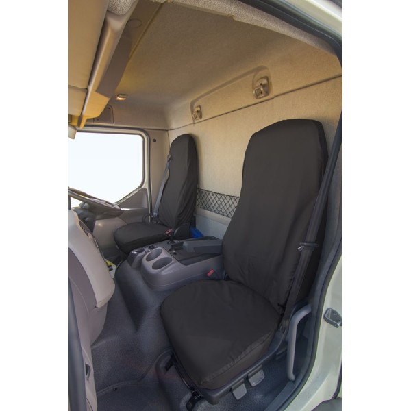 Town & Country Daf Lf Sgl Passenger Truck Seat Cover Black Daf03Blk