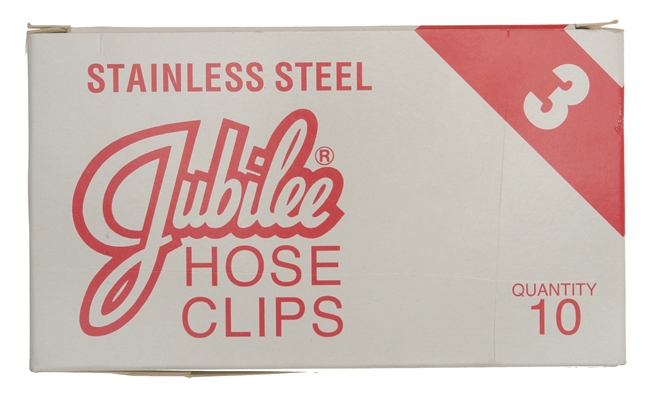 Jubilee 3SS Hose Clip S/S 3 55-70mm Box Of 10