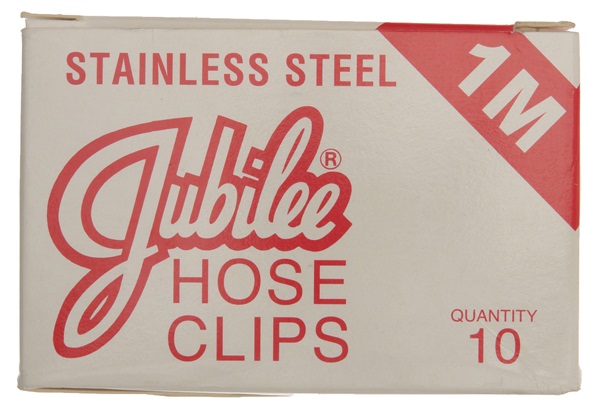 Jubilee 1MSS Hose Clip S/S 1m 32-45mm Box Of 10