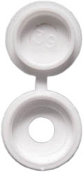 Wot-Nots PWN1059 Number Plate Plastic Caps White